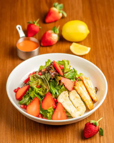 Aragula and Strawberry Salad