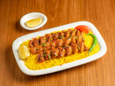 Chicken Kebab with Rice