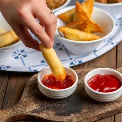 Spring rolls cheese 6pc