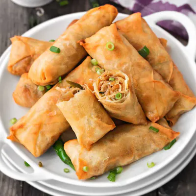 Spring rolls veg 6 pc